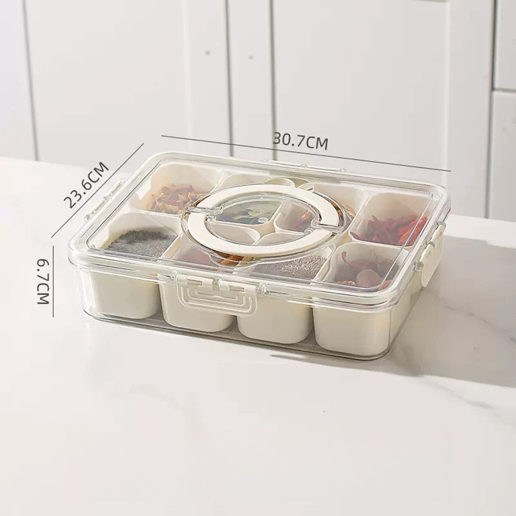 Dimensões do organizador de alimentos